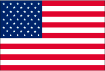 アメリカの国旗です。