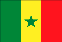 セネガルの国旗です