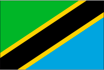 タンザニアの国旗です
