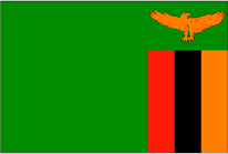 ザンビアの国旗です