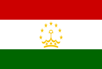 タジキスタンの国旗です