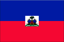 ハイチの国旗です
