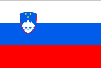 スロヴェニアの国旗です