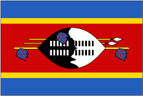 スワジランドの国旗です