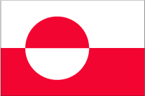 グリーンランドの国旗です