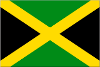 ジャマイカの国旗です