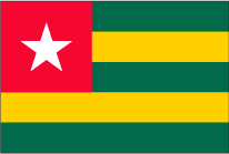 Togoの国旗です