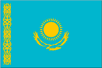 カザフスタンの国旗です