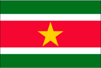 スリナムの国旗です