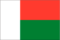 マダガスカルの国旗です