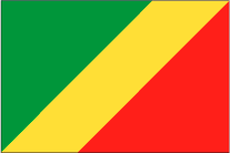 コンゴ共和国の国旗です