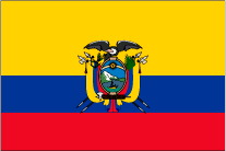 エクアドルの国旗です