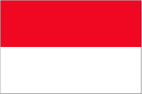 インドネシアの国旗です