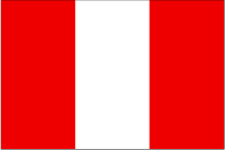 ペルーの国旗です