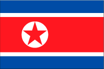 北朝鮮の国旗です