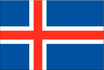 アイスランドの国旗です