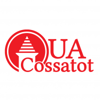 コッサトット・コミュニティ・カレッジ・オブ・ザ・ユニバーシティー・オブ・アーカンソーのロゴです
