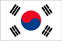 South Koreaの国旗です