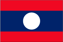 Laosの国旗です
