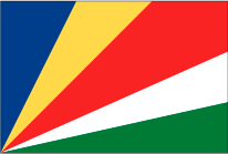 Seychellesの国旗です