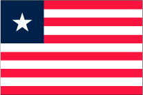Liberiaの国旗です