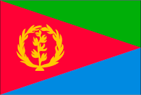 Eritreaの国旗です