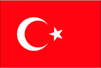 Turkeyの国旗です