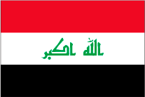 Iraqの国旗です