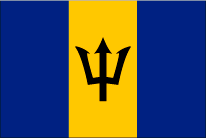 Barbadosの国旗です