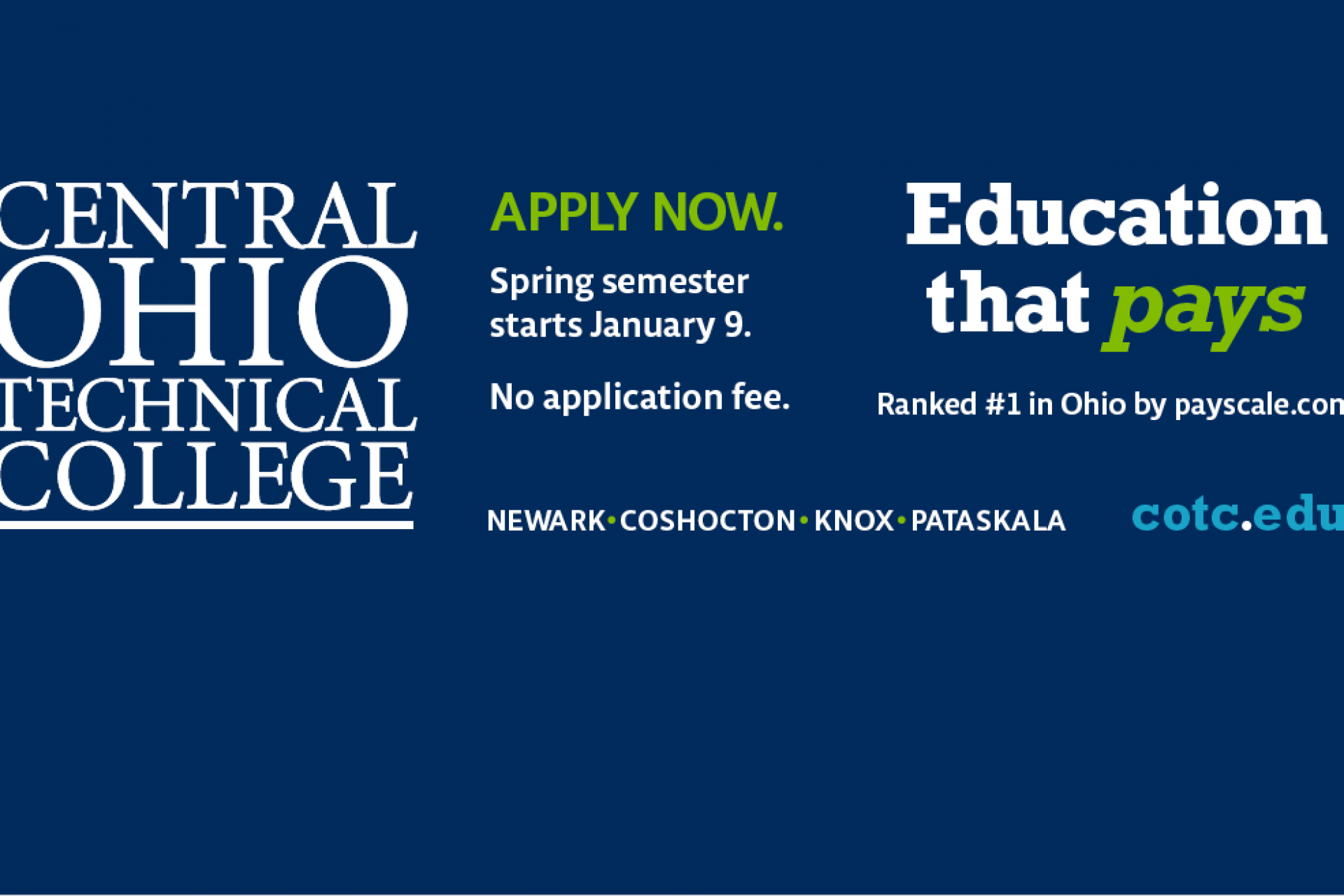 セントラル・オハイオ・テクニカル・カレッジ(アメリカ・オハイオ州・ニューアーク) 留学ならアブログ