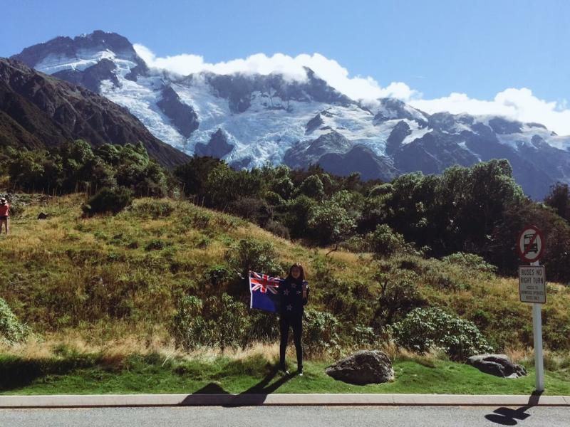 Lake Tekapoにて Lake Tekapoにて