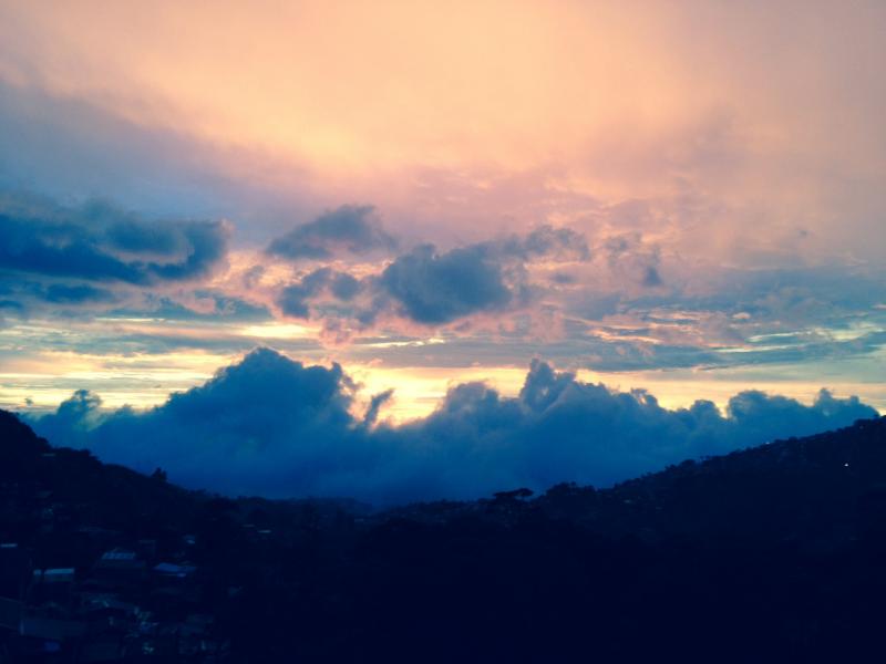 学校からの景色☆