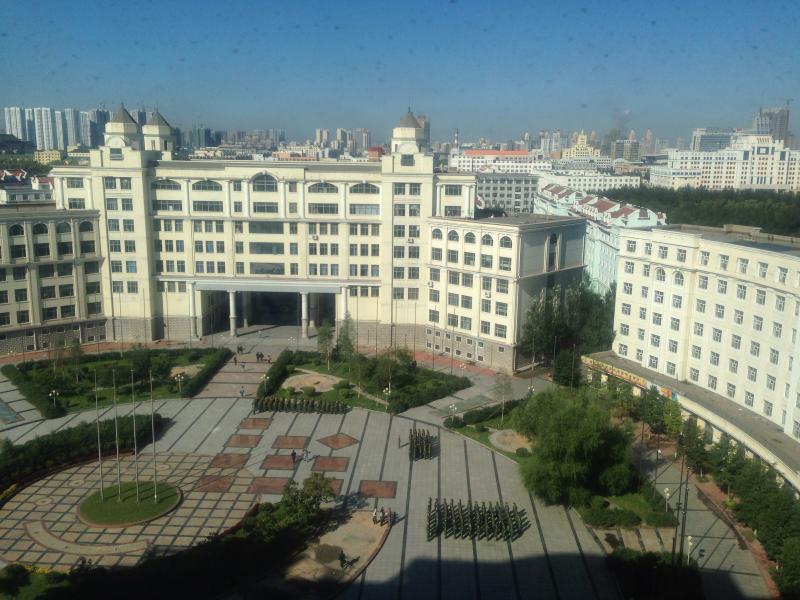 滞在した寮の部屋からの眺め