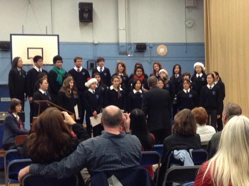 合唱部の発表会