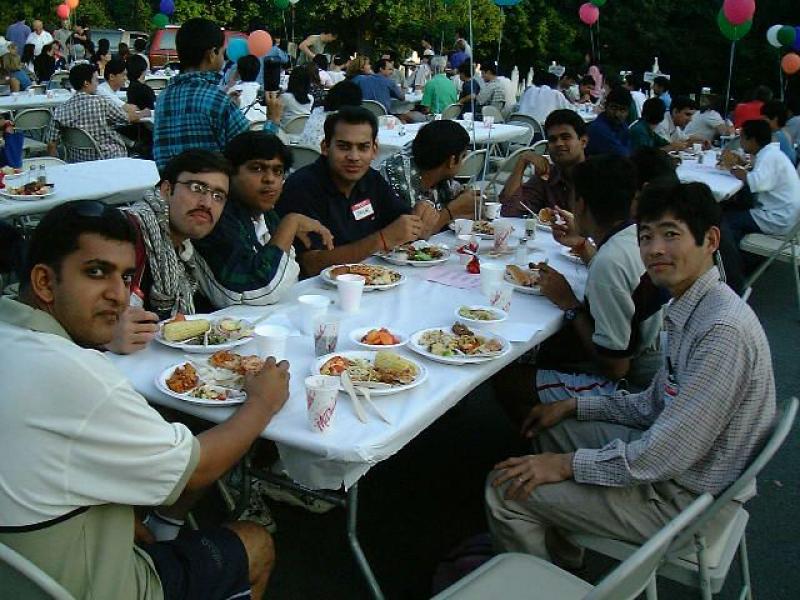 インド人留学生と