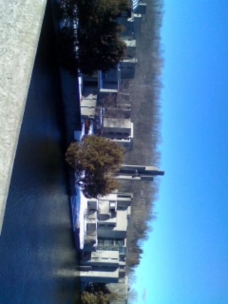 雪のなかのchamplain寮