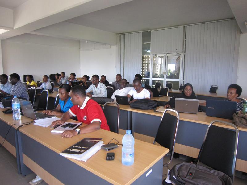 授業の合間の教室