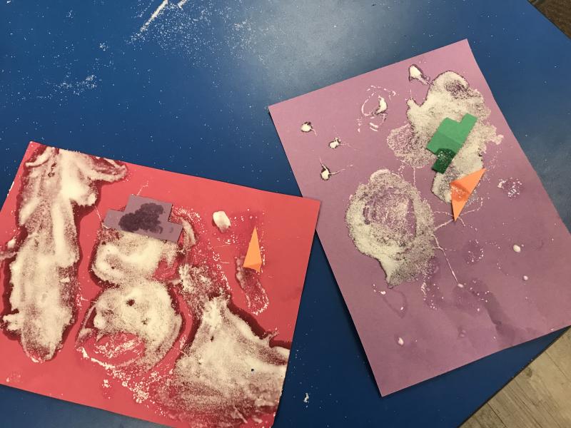 Winter Activity salt snowman