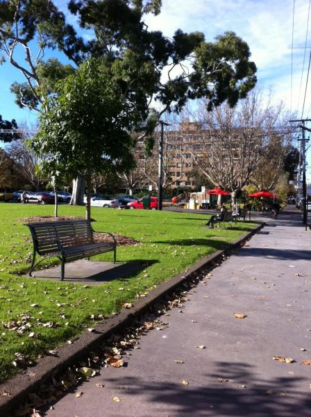 緑が多いメルボルン