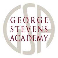 ジョージ・スティーブンス・アカデミーのロゴです