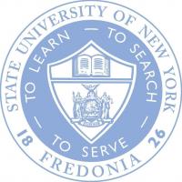ニューヨーク州立大学フレドニア校のロゴです