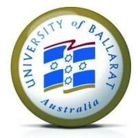 バララット大学のロゴです
