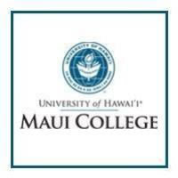 ハワイ大学マウイカレッジのロゴです