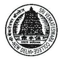 Sri Venkateswara College, Delhiのロゴです