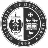 デトロイト・マーシー・スクール・オブ・ロー大学のロゴです
