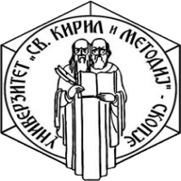 Универзитет „Св. Кирил и Методиј“ Скопјеのロゴです