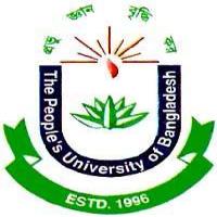The People's University of Bangladeshのロゴです