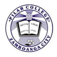 Pilar Collegeのロゴです