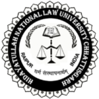 Hidayatullah National Law Universityのロゴです