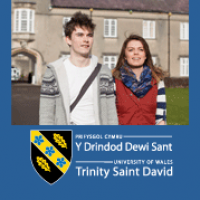 ウェールズ大学トリニティー・セント・デイビッドのロゴです